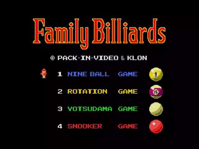 Image n° 1 - titles : Family Billiard